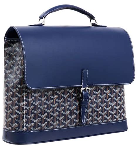 goyard citadin messenger bag goyardine navy|Goyard Messenger bag.